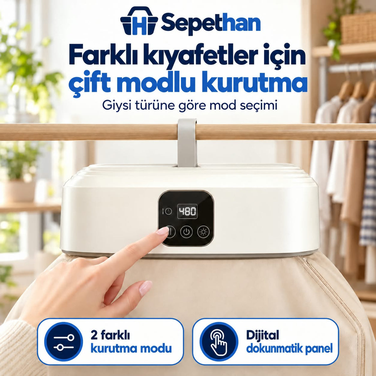 Sepethan Katlanabilir Çamaşır Kurutucu