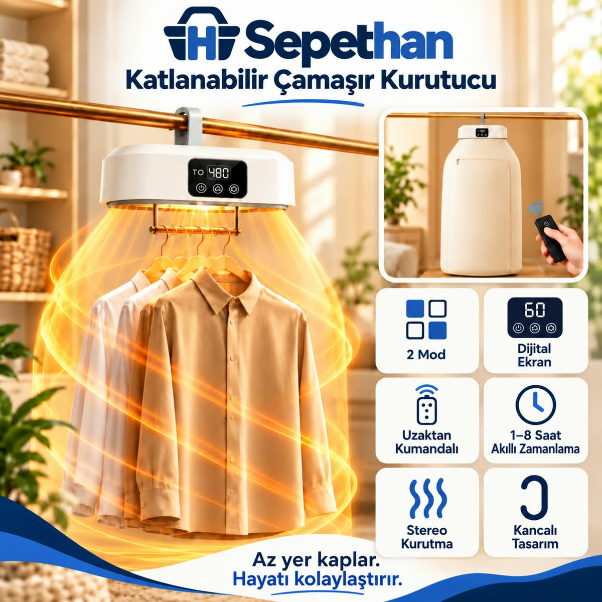 Günlük yaşam için kompakt çözüm