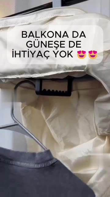 Askıya asın, giysileri yerleştirin